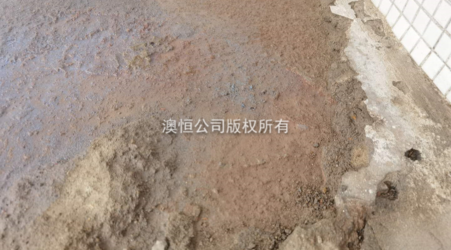 找平前的基礎地面 找平前的基礎地面