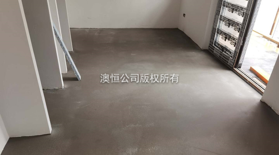 完工后的地面 完工后的地面