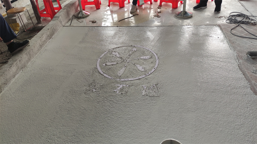 無機(jī)磨石實(shí)操-攤鋪完成 無機(jī)磨石實(shí)操-攤鋪完成